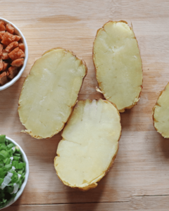 air fryer baked potato skins