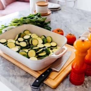 air fryer squash and zucchini featured