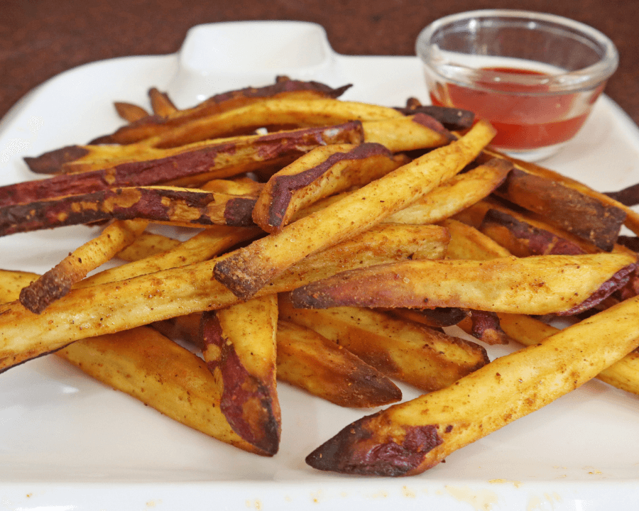 Frozen sweet potato fries in ninja air fryer