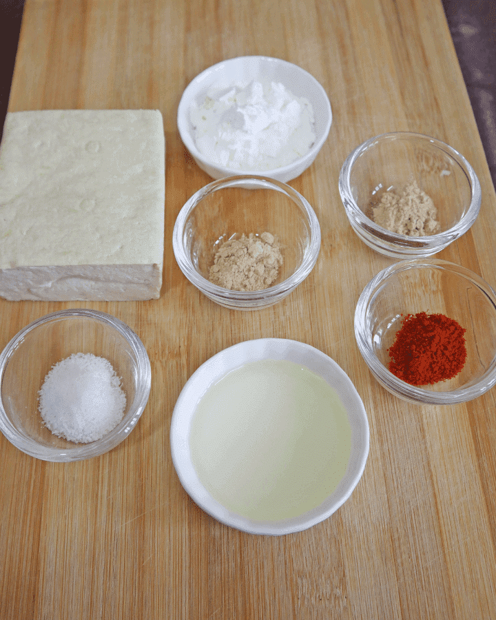 air fryer tofu ingredients
