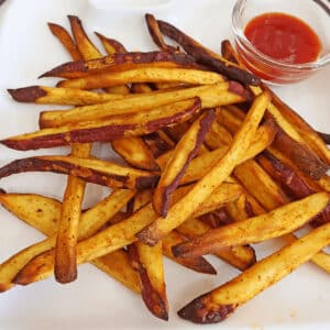 frozen sweet potato fries in air fryer featured