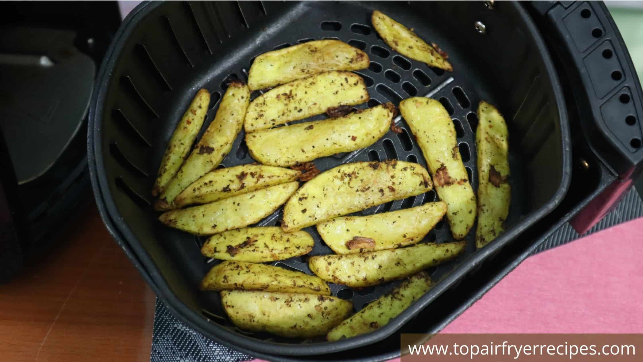 air fryer potato wedges healthy