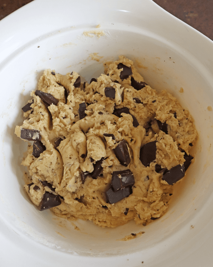 air fryer chocolate chip cookie dough