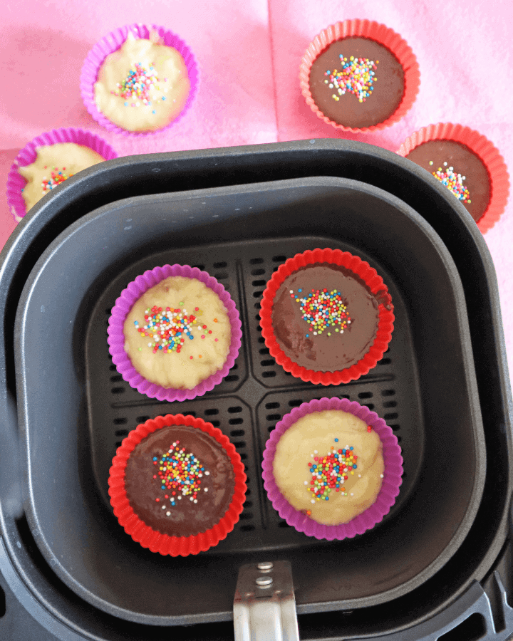 cupcakes in air fryer