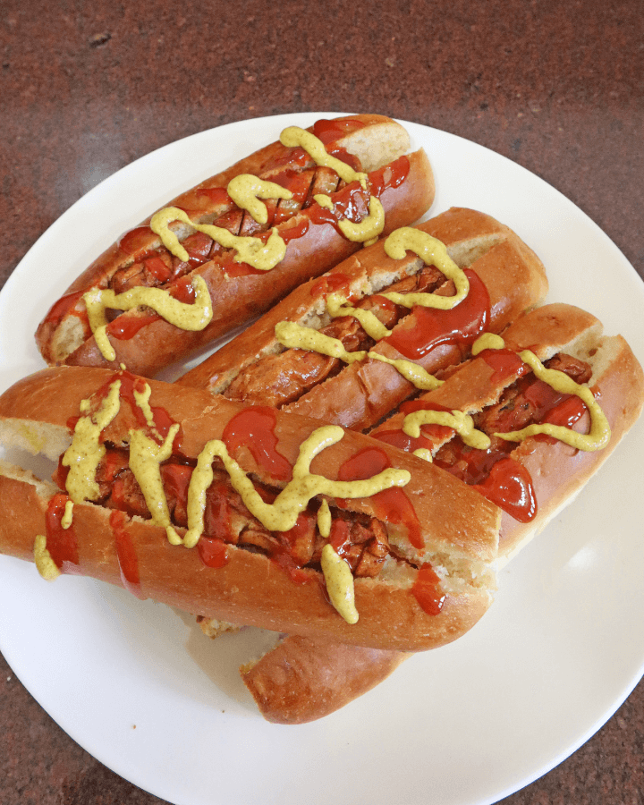 serve hot dog buns in air fryer