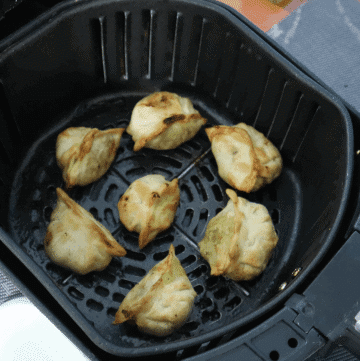 Frozen dumplings in air fryer