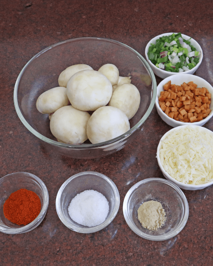 air fryer recipe for stuffed mushrooms