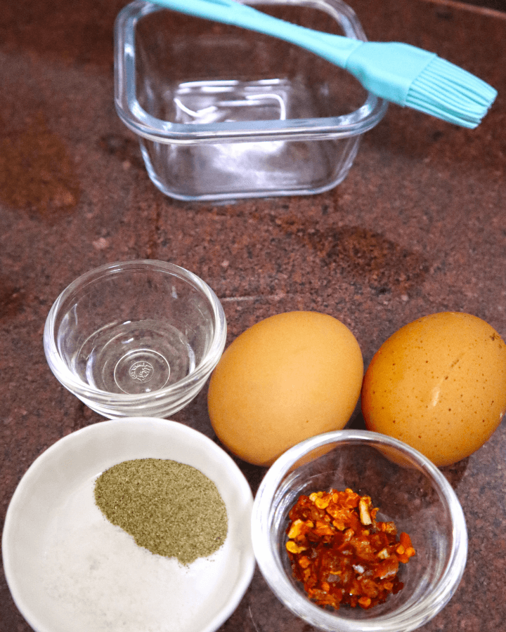 air fryer poached eggs ingredients