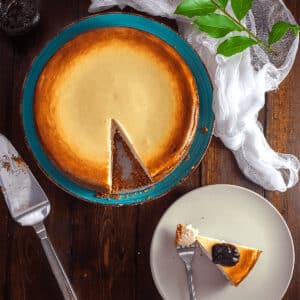 air fryer cheesecakes featured