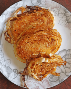 Fried cabbage steaks