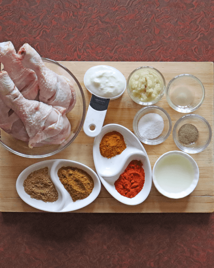 air fryer tandoori chicken ingredients 