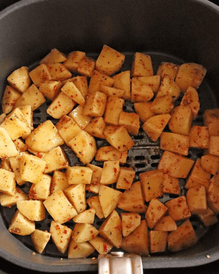 air fryer cubed potatoes