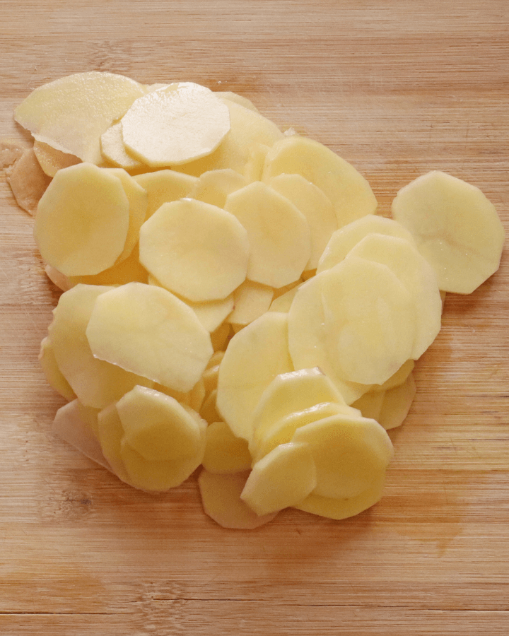 air fryer potato chips slice