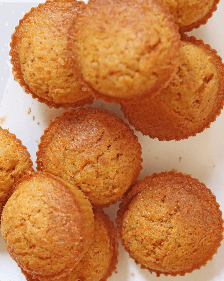 easy air fryer carrot muffins