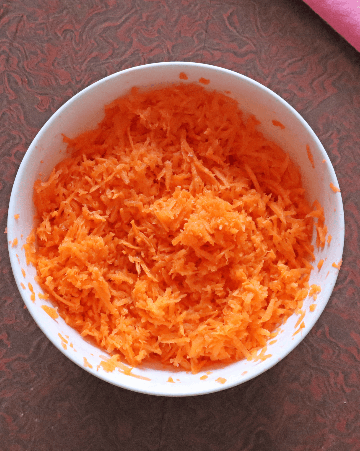 shredded carrots 