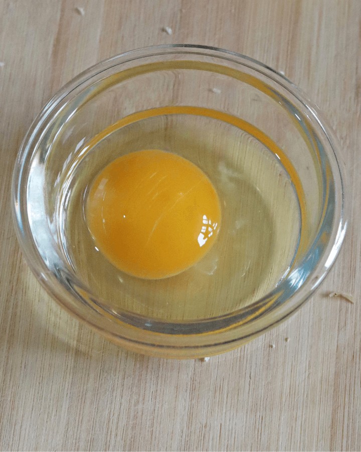 crack egg in bowl