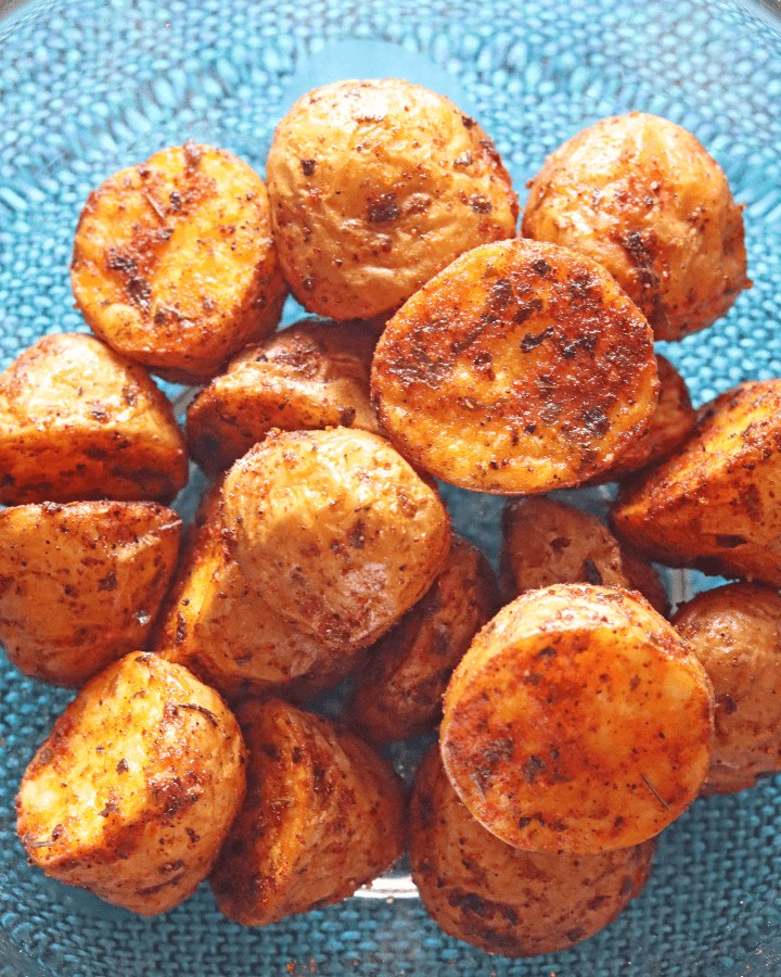 crispy air fryer baby potatoes