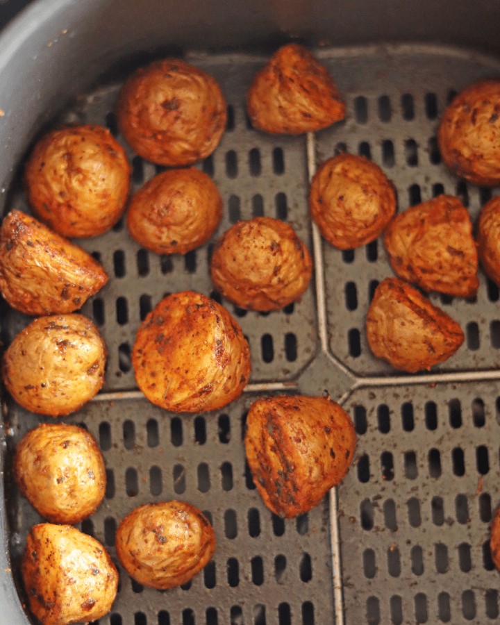 take baby potatoes out of air fryer