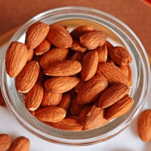 air fryer roasted almond featured