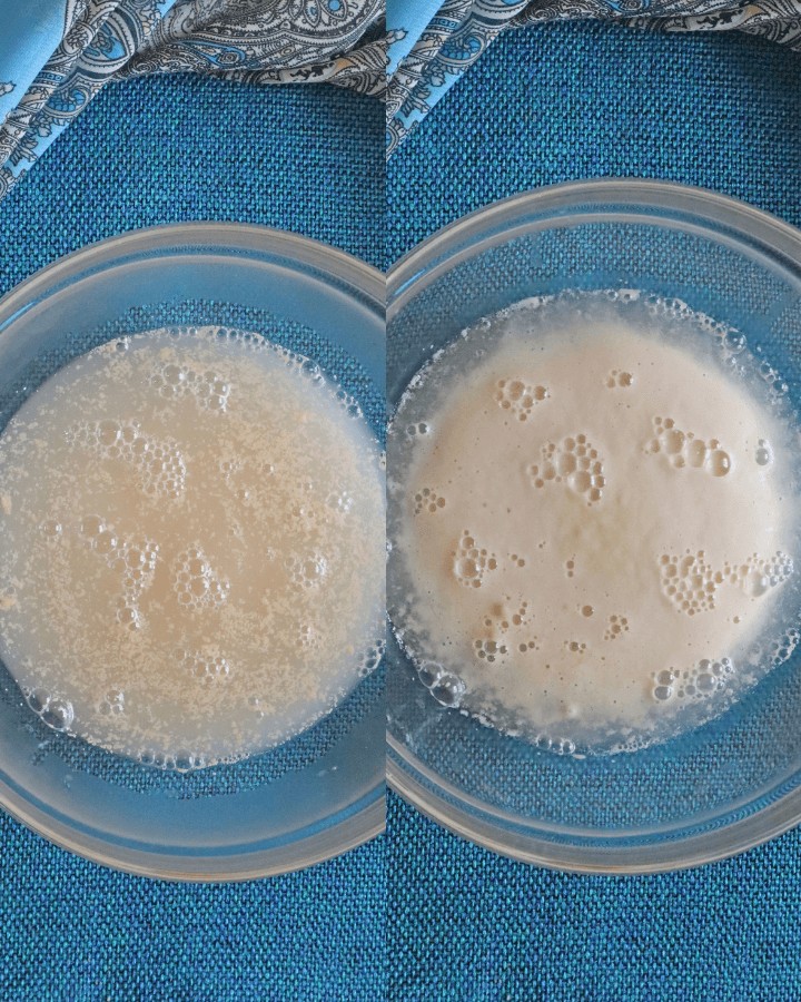 stir yeast well in bowl