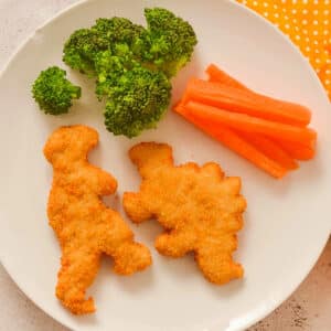 dino nuggets in air fryer featured