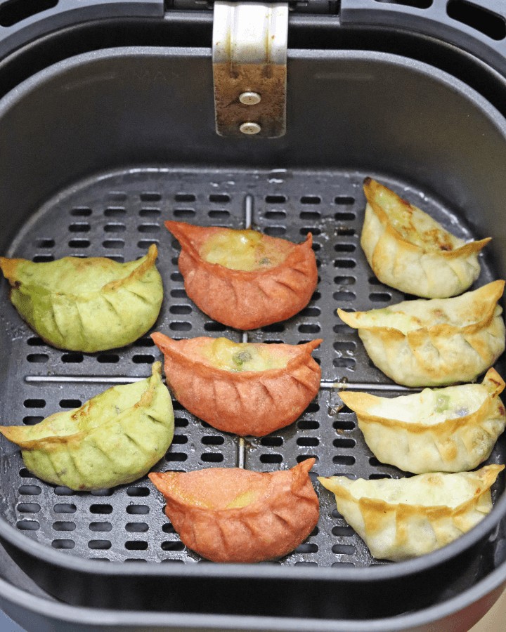 flip dumplings halfway through cooking