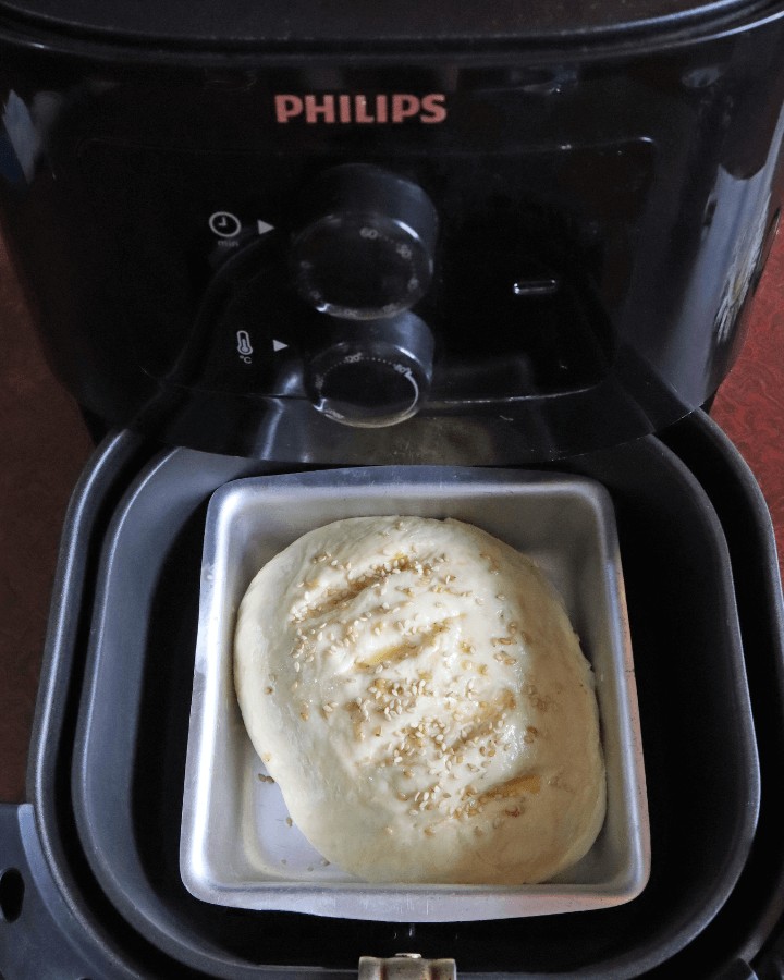 place in air fryer bread
