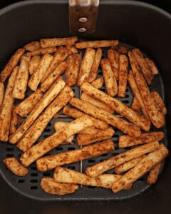 air fried yuca chips