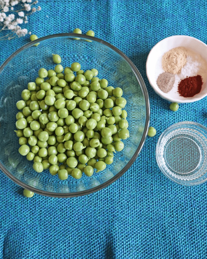 air fryer green peas ingredients 