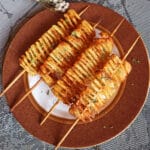 air fryer accordion potatoes featured