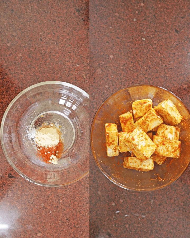 seasoning tofu bowl