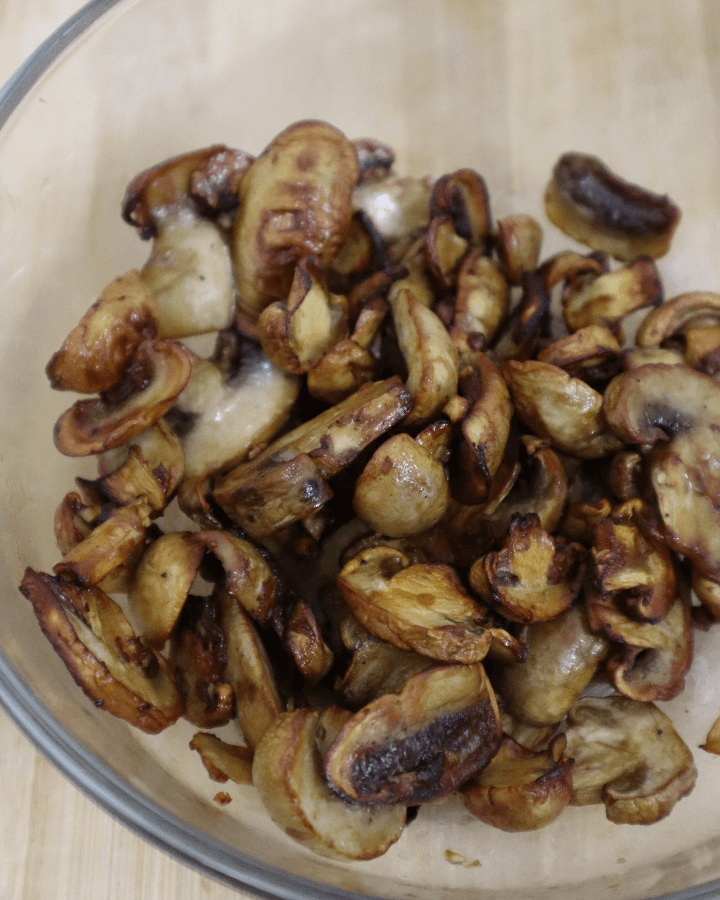air fryer mushroom chips